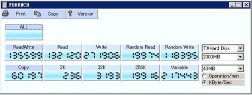 370MB/s连续读取 8块500G做RAID5测试