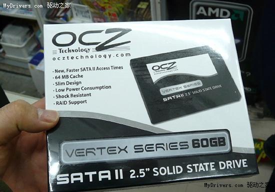 180MB/s写入：OCZ Vertex高端固态硬盘上市