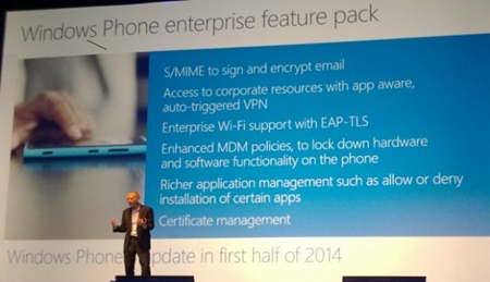 微软希望Windows Phone成为企业首选 